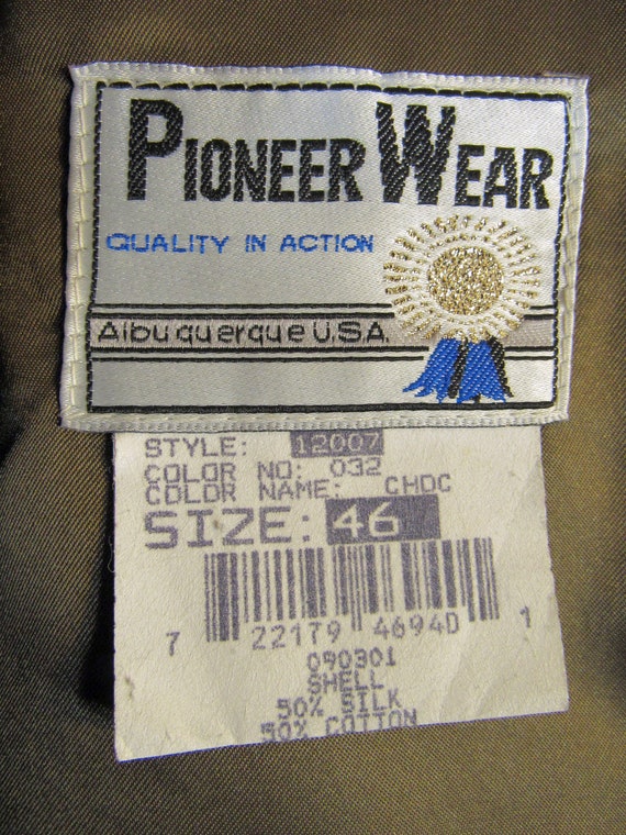 Pioneer Wear Men's Western Style Silk and Cotton … - image 7