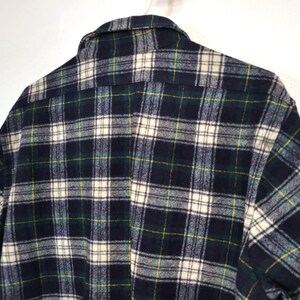 Pendleton wool men's xl plaid shirt! Authentic Dress Gordon Tartan, red green and black. Superb condition, no wear/holes, etc.! immagine 5