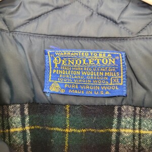 Pendleton wool men's xl plaid shirt! Authentic Dress Gordon Tartan, red green and black. Superb condition, no wear/holes, etc.! immagine 2