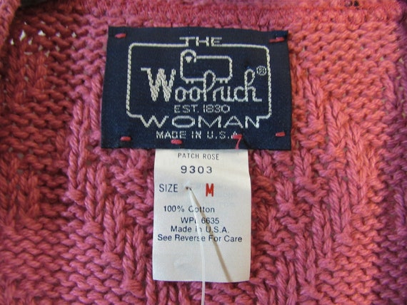 Vintage 1980s Woolrich Woman New With Tags! Pink/… - image 2