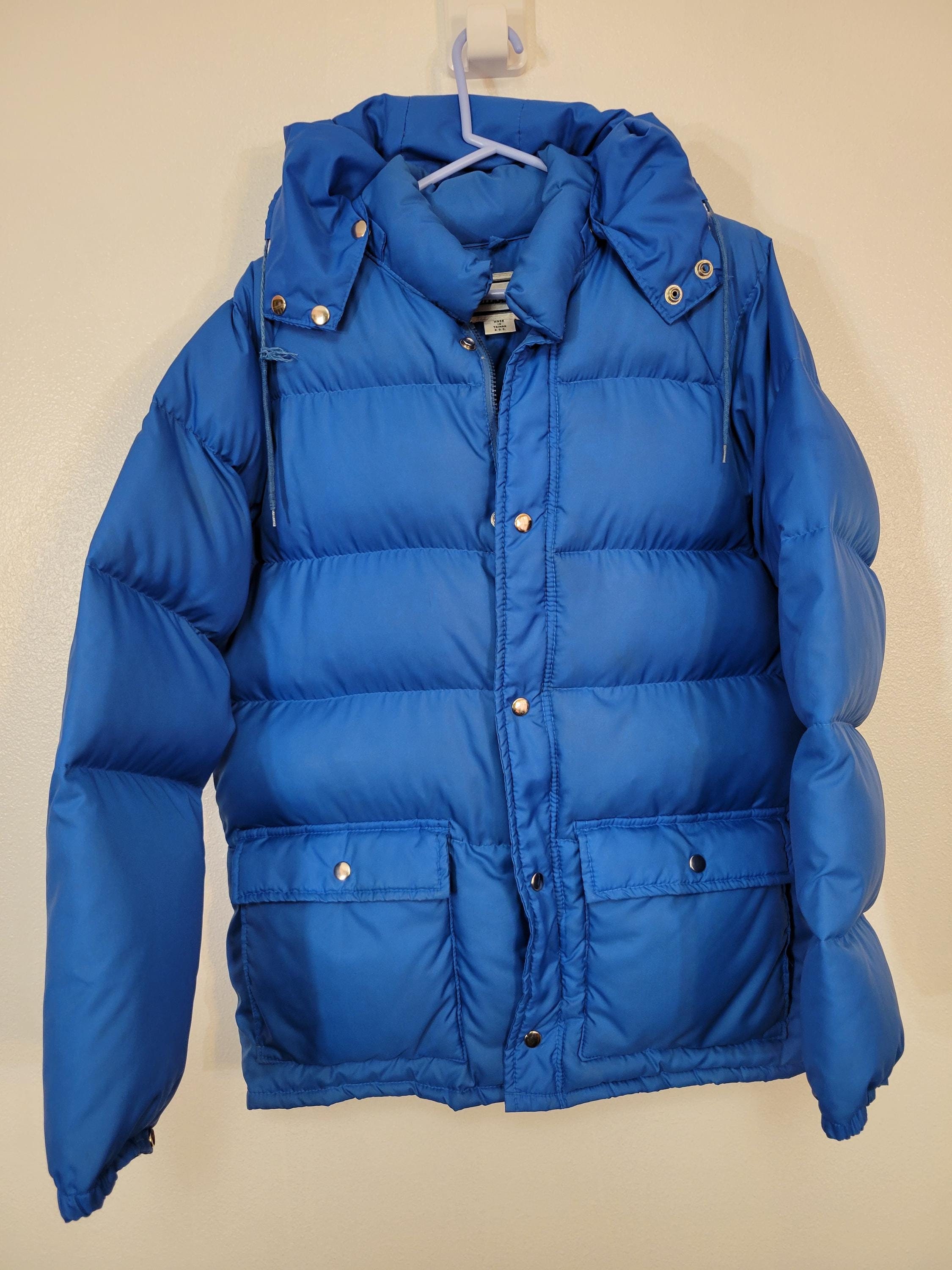 Vintage Mens Down Jacket Hood - Etsy Vintage Mens Down Jacket Hood - Etsy
