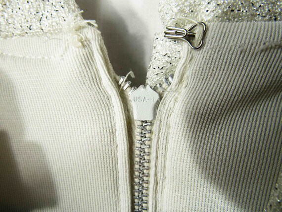 Long Sleeve Full Length Dress w/ Ruffled Neckline… - image 5