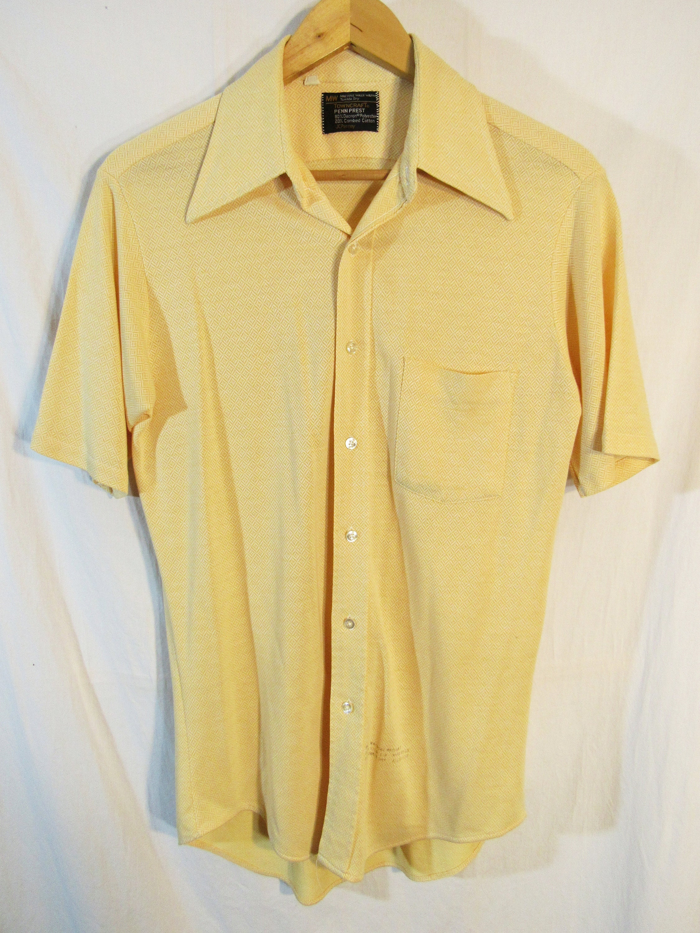 1970s Vintage Jcpenney Men's Towncraft Penn Prest Short 1970s Vintage Jcpenney Men's Towncraft Penn Prest Short