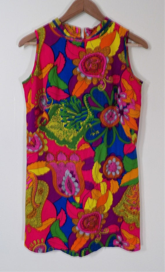 1950's - 60's Diane's Honolulu Bright Neon Psychde