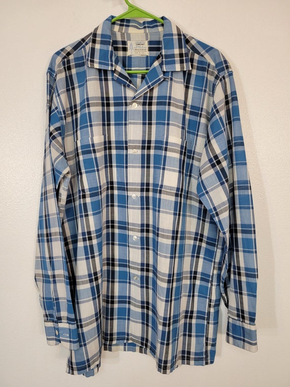 トップス 60s PENNEY'S TOWNCRAFT cotton shirt NEW 1960s Dress Shirt Mens Towncraft Penneys Sanforized NOS