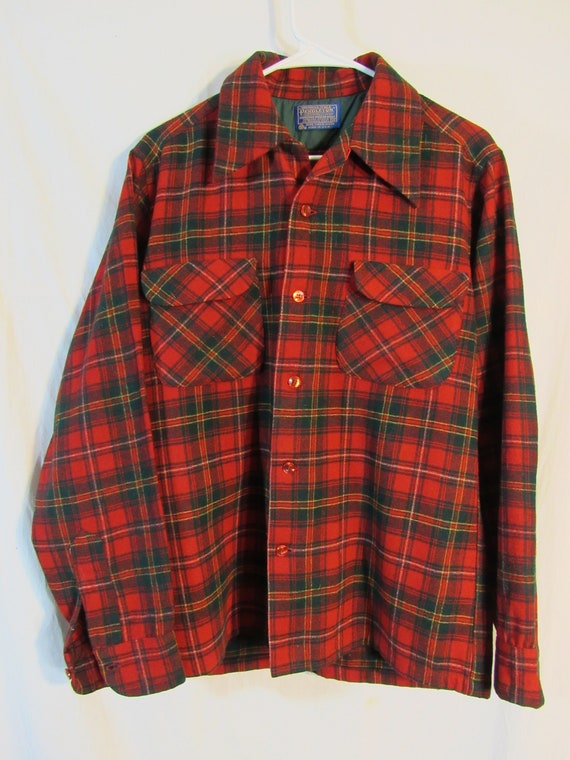 70s VINTAGE PENDLETON BOARD SHIRT USA