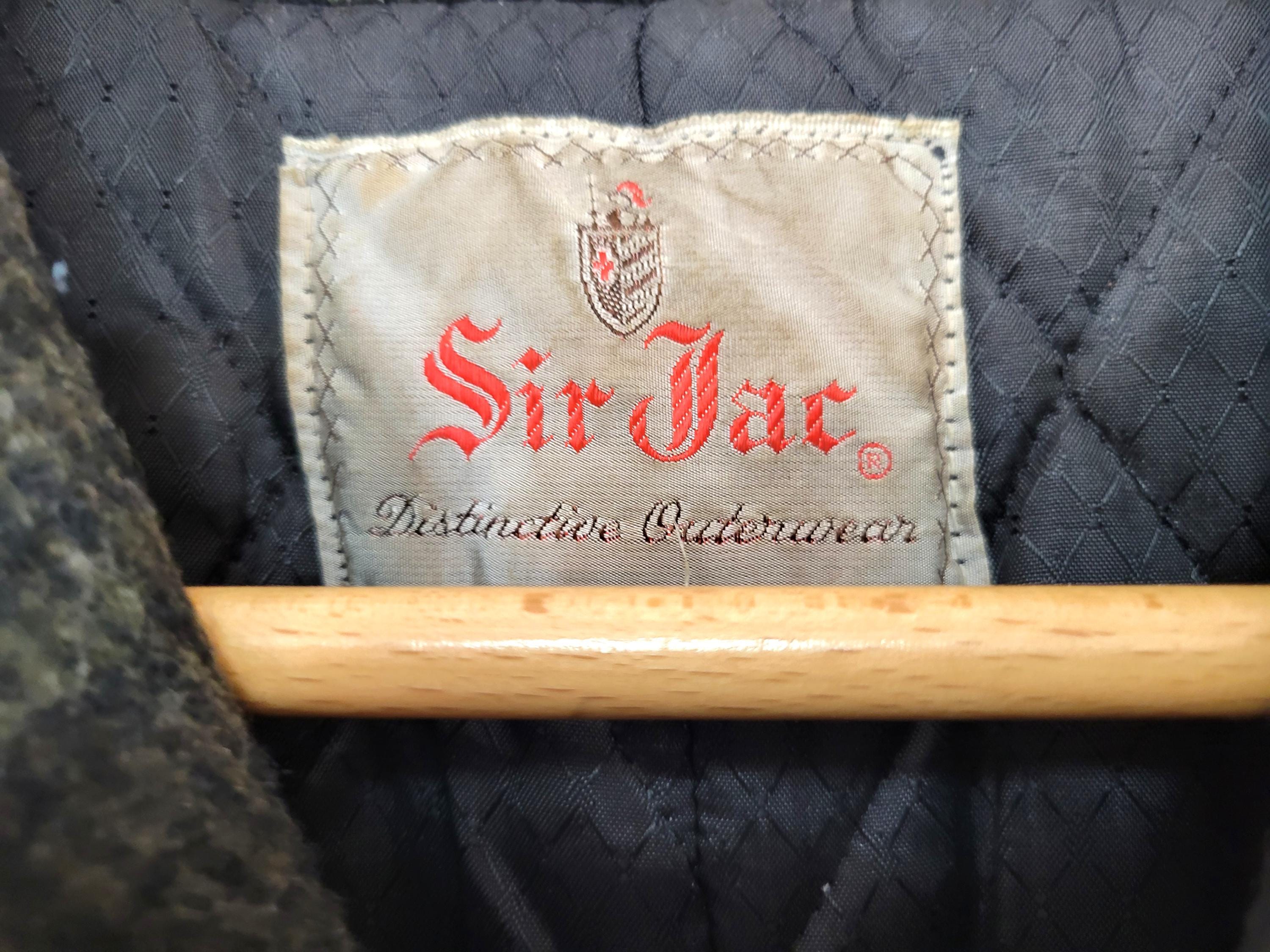 46 Rond Jacket Man 1950s Sir Jac Men's 46 Chest Long Wool Button Front Coat! Green and ...