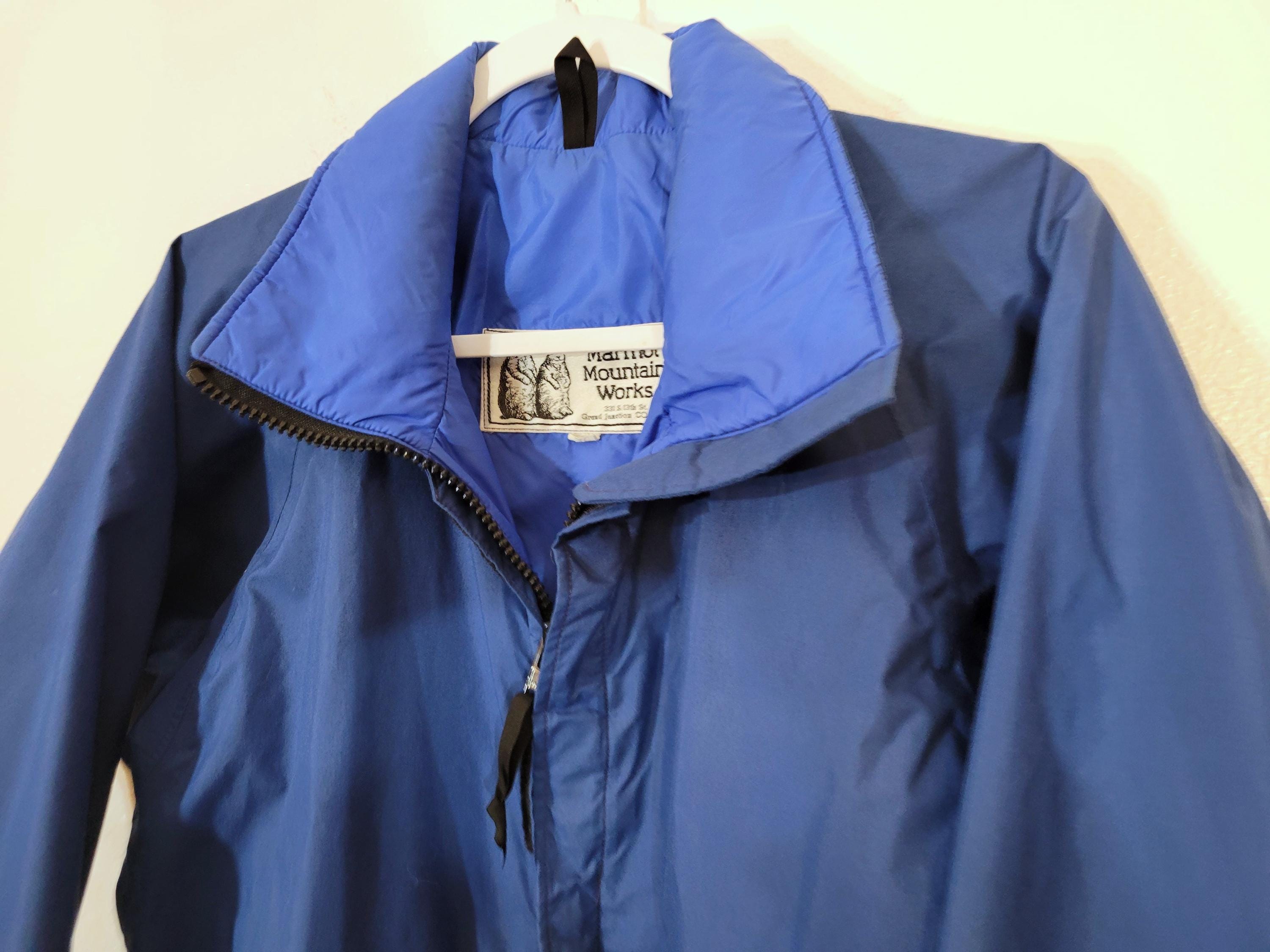 Vintage 1970s Early 80s Marmot Mountain Works Gore-tex Blue