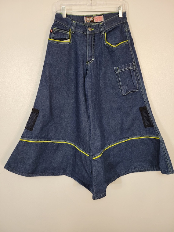 Vintage 80s/90s Kik Girl K-land Candy Coated Skater Blue Cotton