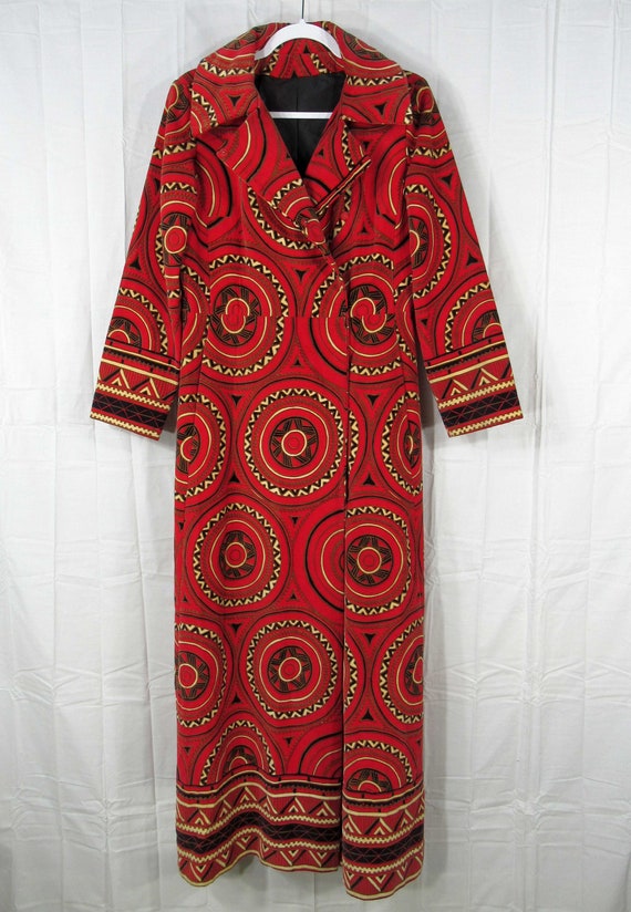 WOW 60s Vintage Count Romi Women's Wrap Coat w/ Sn