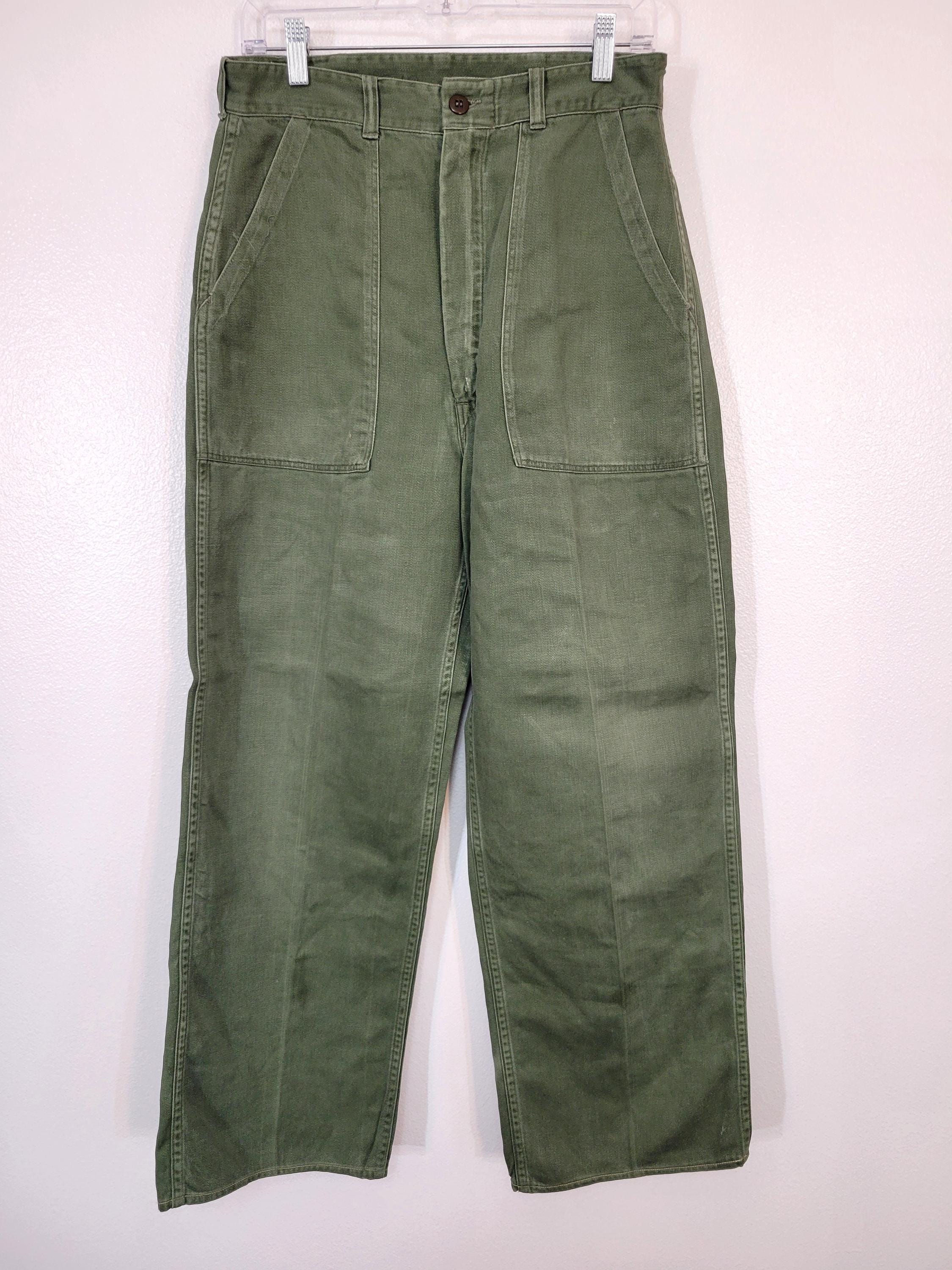 Replica Army Military OG-107 Fatigue Utility Pants HBT Olive