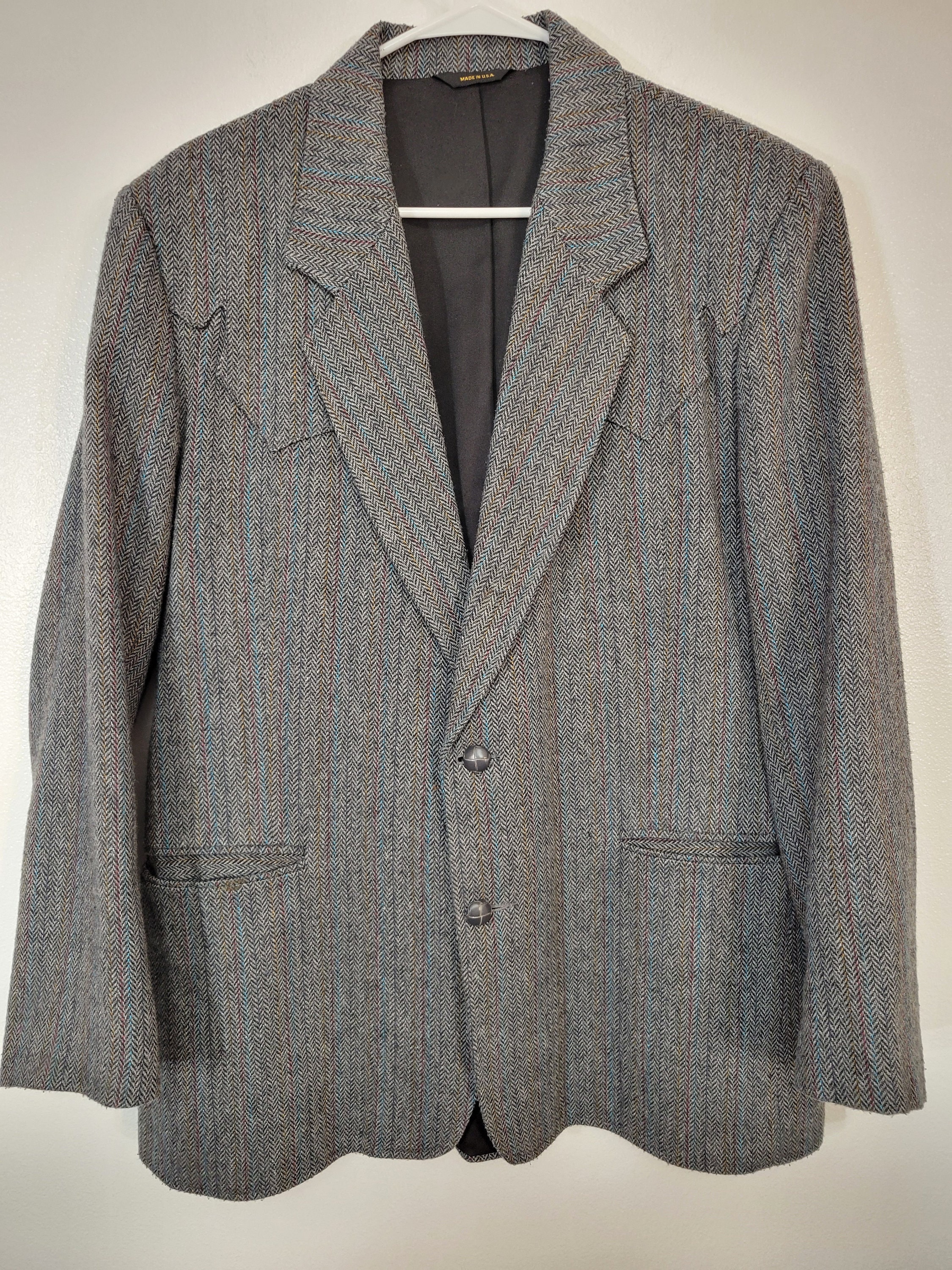 ジャケット・アウター 80s vintage western tailored jacket 80s Western Jacket - Etsy