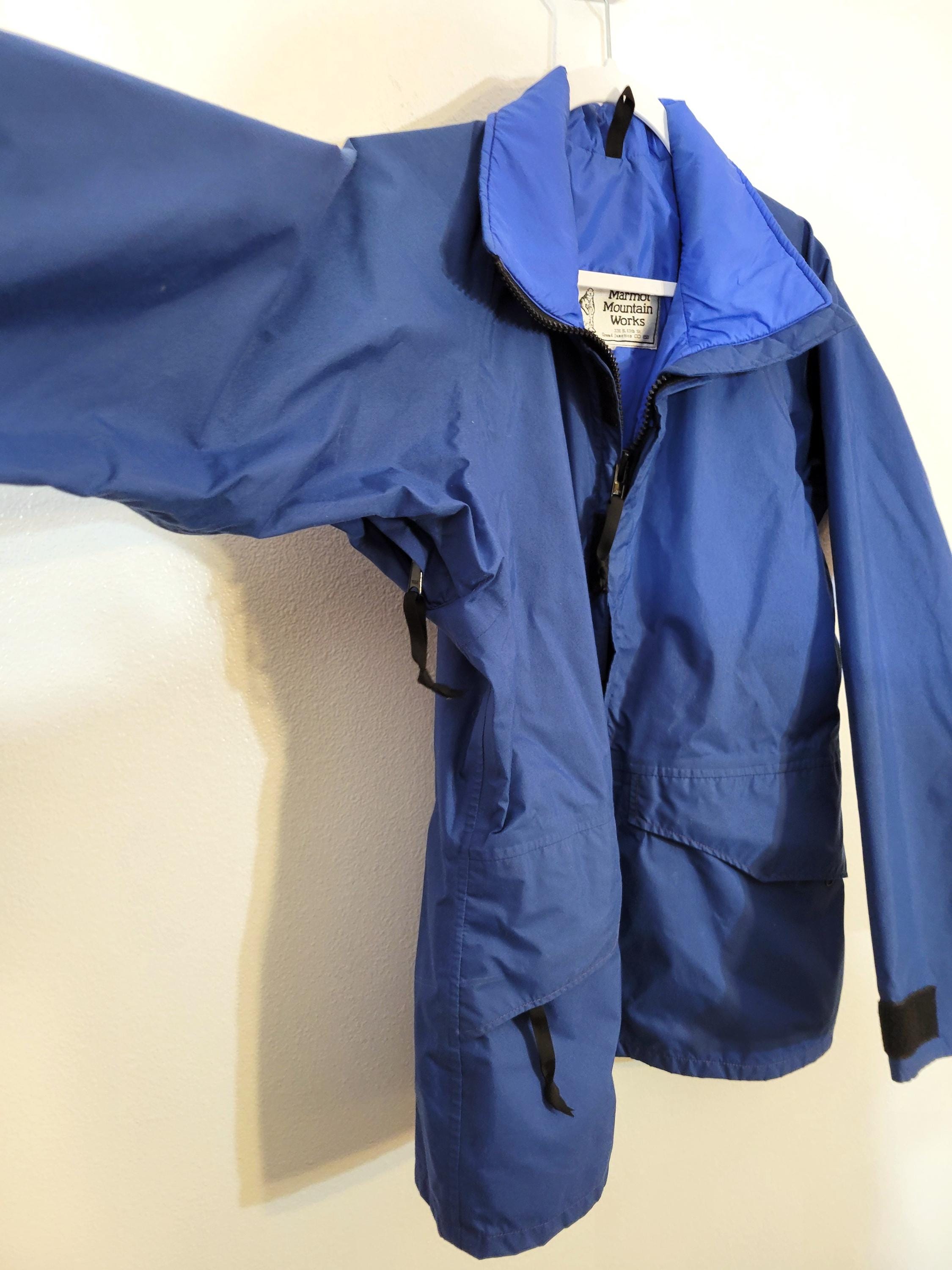 Vintage 1970s Early 80s Marmot Mountain Works Gore-tex Blue