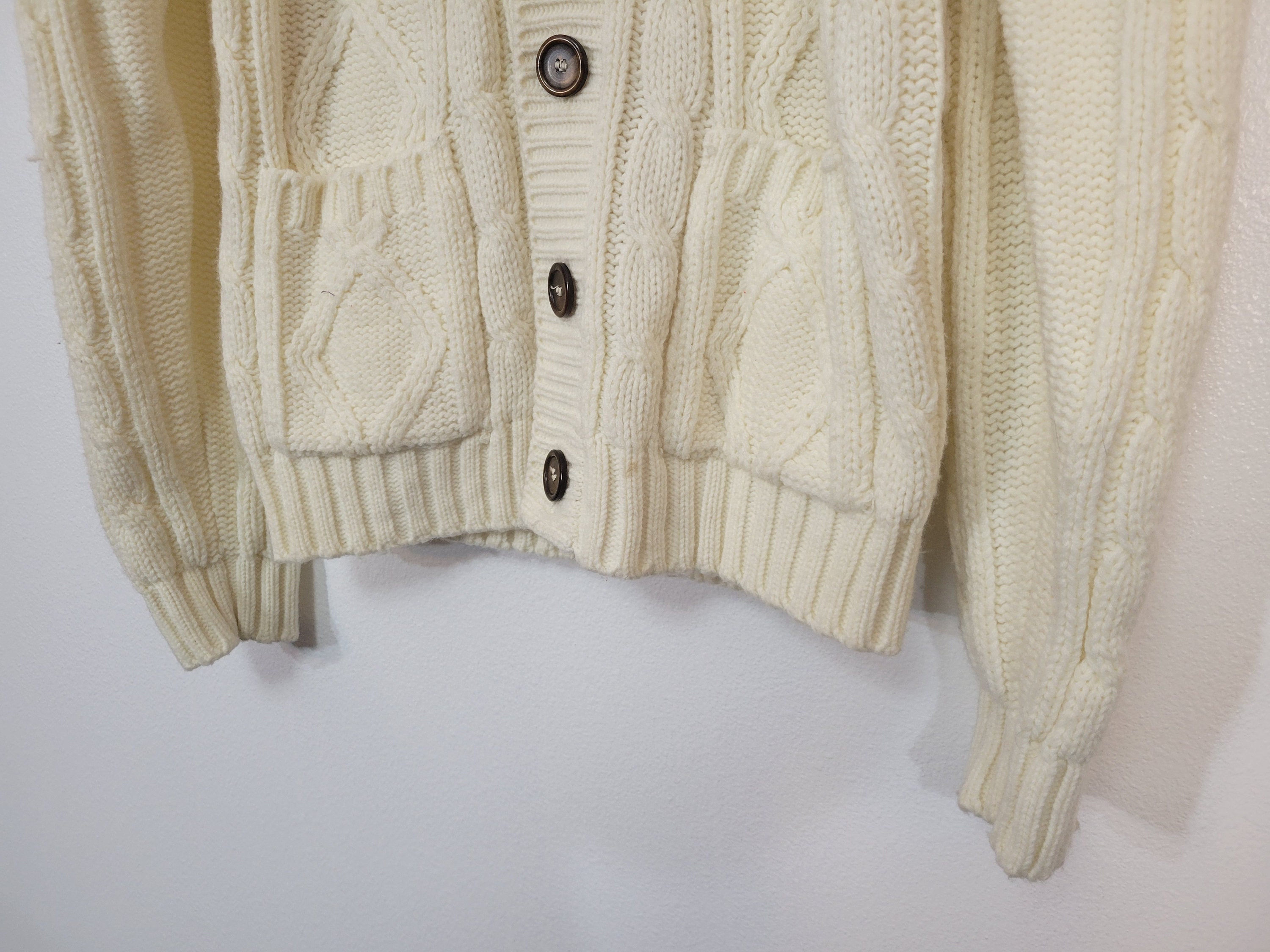 70's〜 Sears Acryl Knit Cardigan 70'S Sears KINGS ROAD Acrylic Knit Cardigan Men's Size L