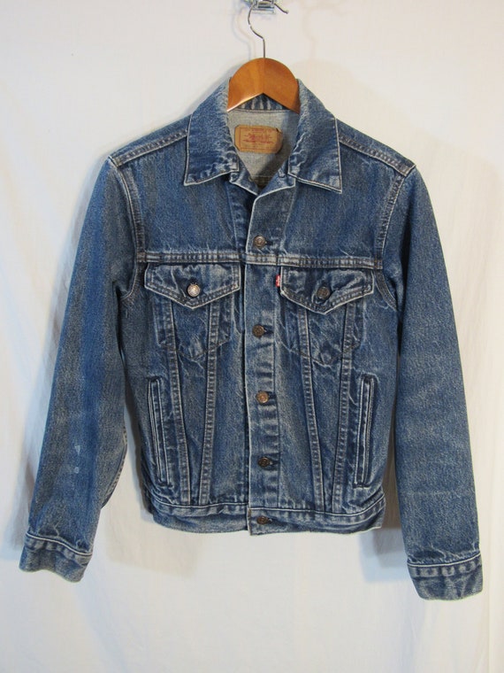 Vintage 1980's Levi's trucker jacket 70506-0217 size … - Gem