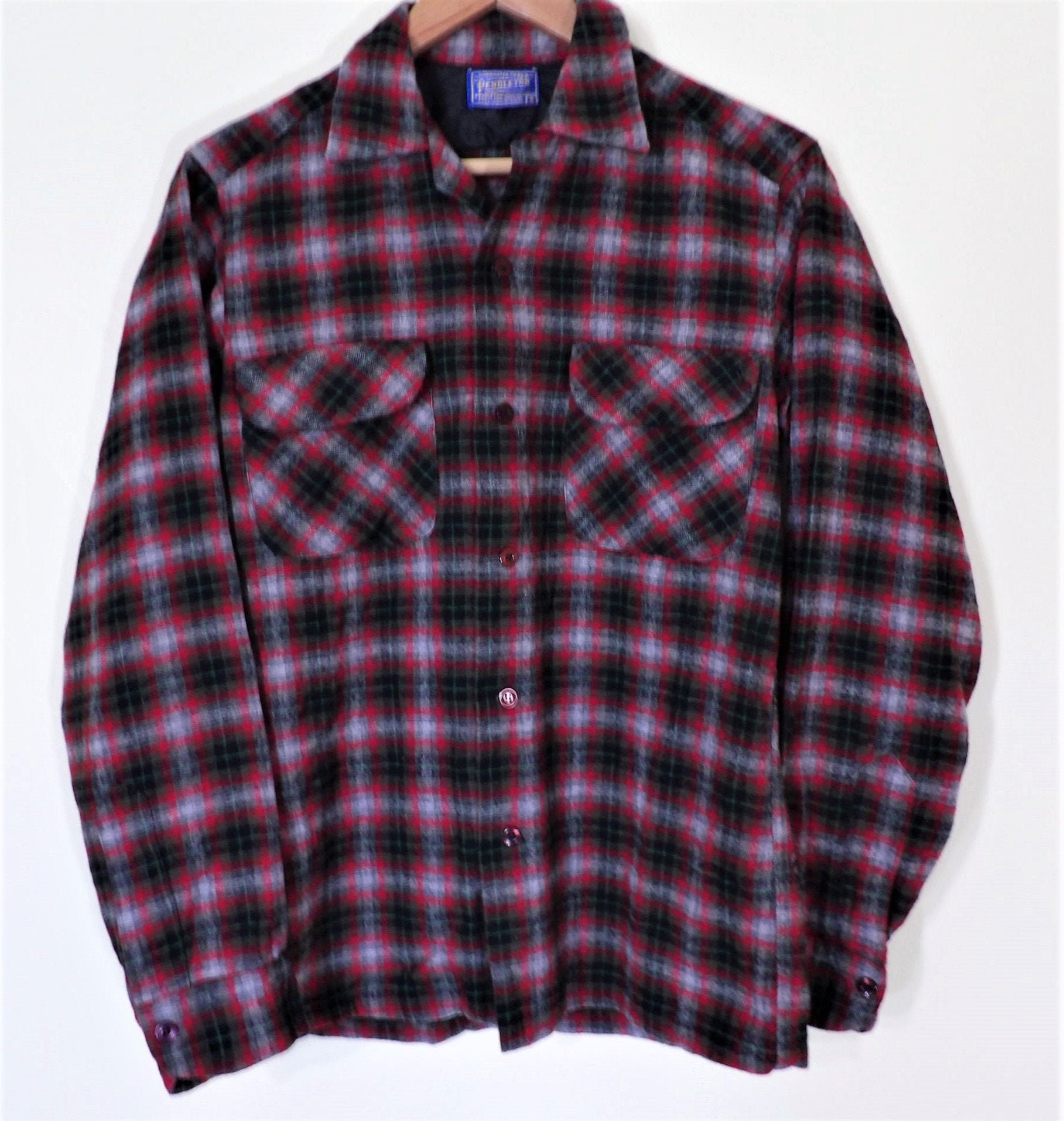 60s Pendleton Shirt - Etsy