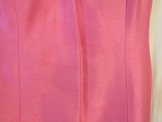 Pink! 1950s Vintage home made Short Sleeve Dress,… - image 2