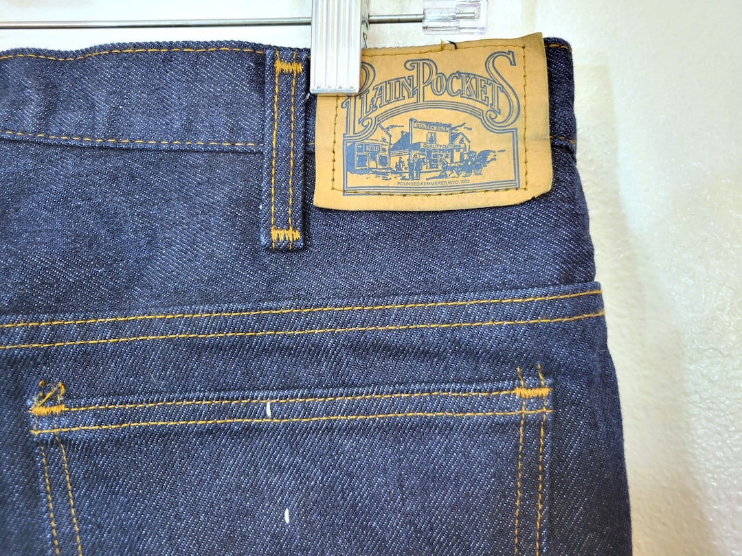Vintage Jcpenney USA Made Plain Pockets Men's Jeans! UNWORN and