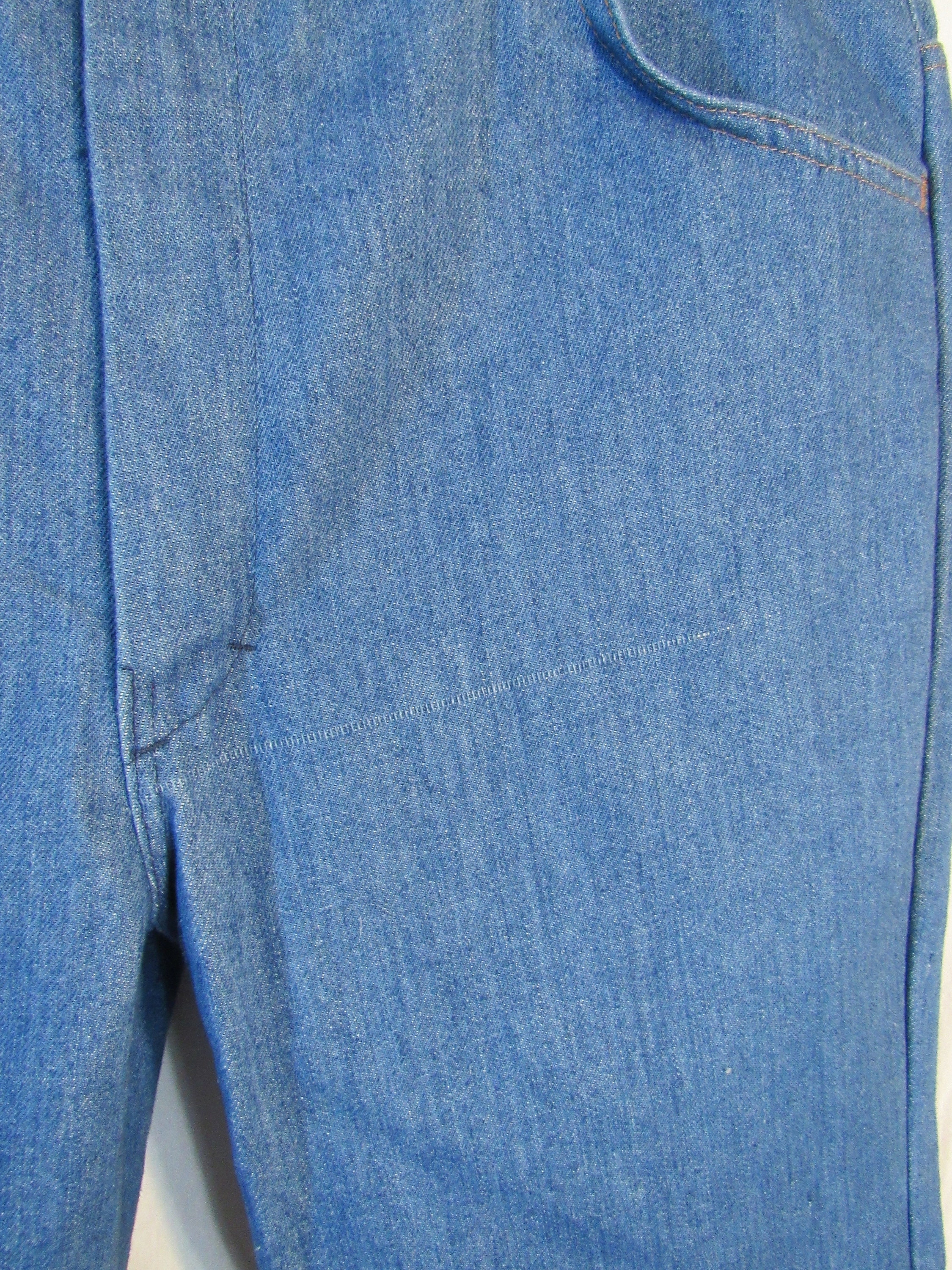 Kmart, Jeans, Vintage Kmart Sanforized Mensunisex Mid Wash Bell Bottom  Jeans With Zip Fly