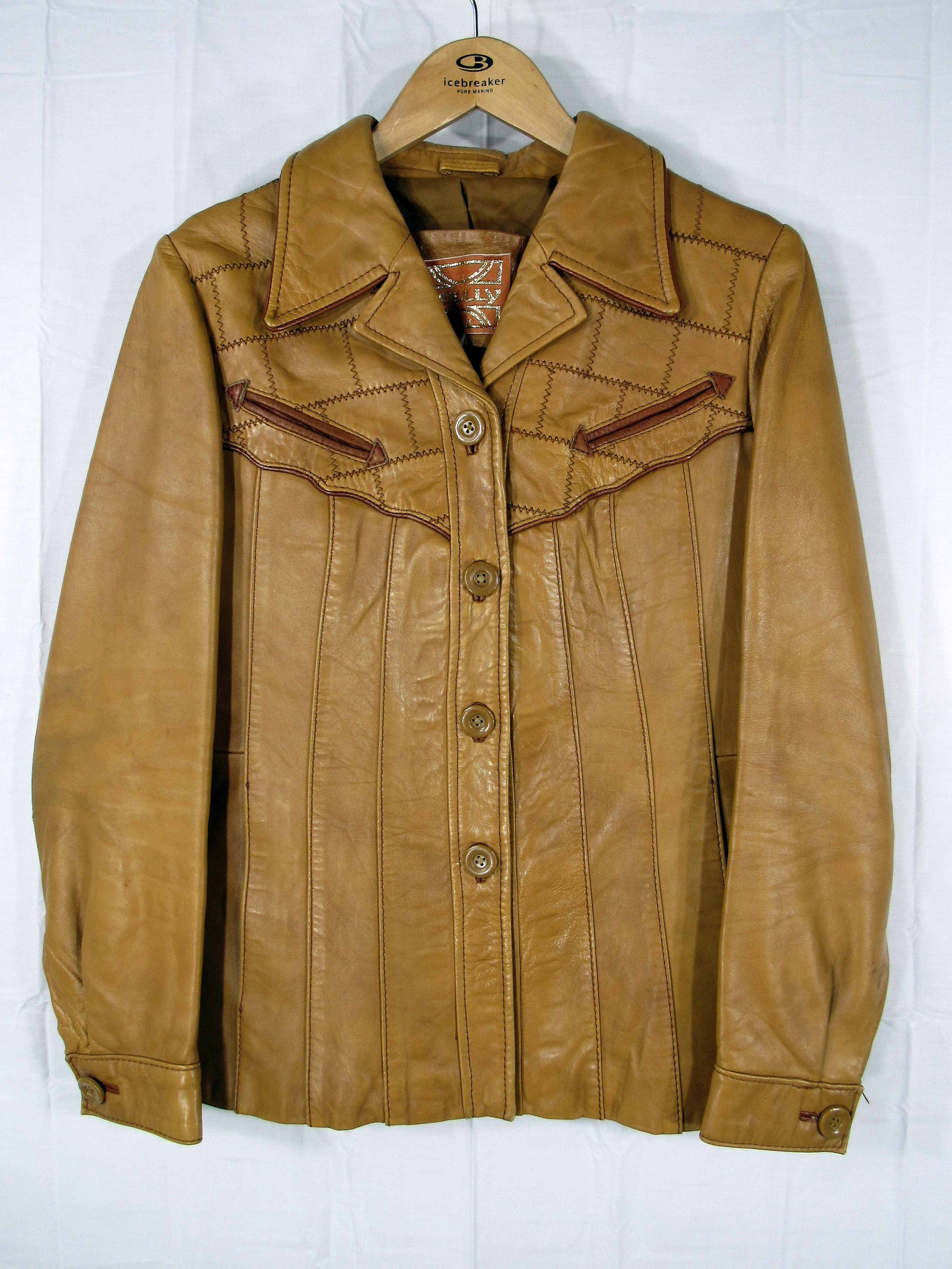 70's SUWANEE SPRINGS LETHER WORKS Jacket