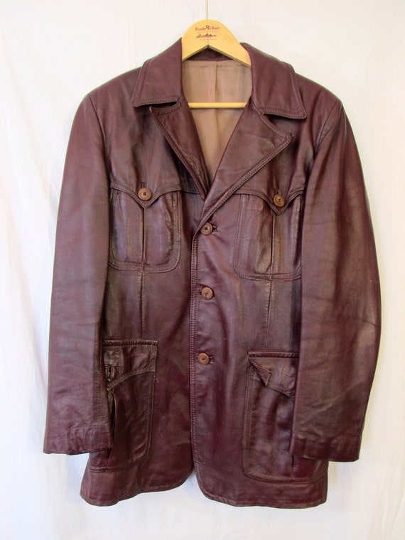 Mens leather blazer canada cheap