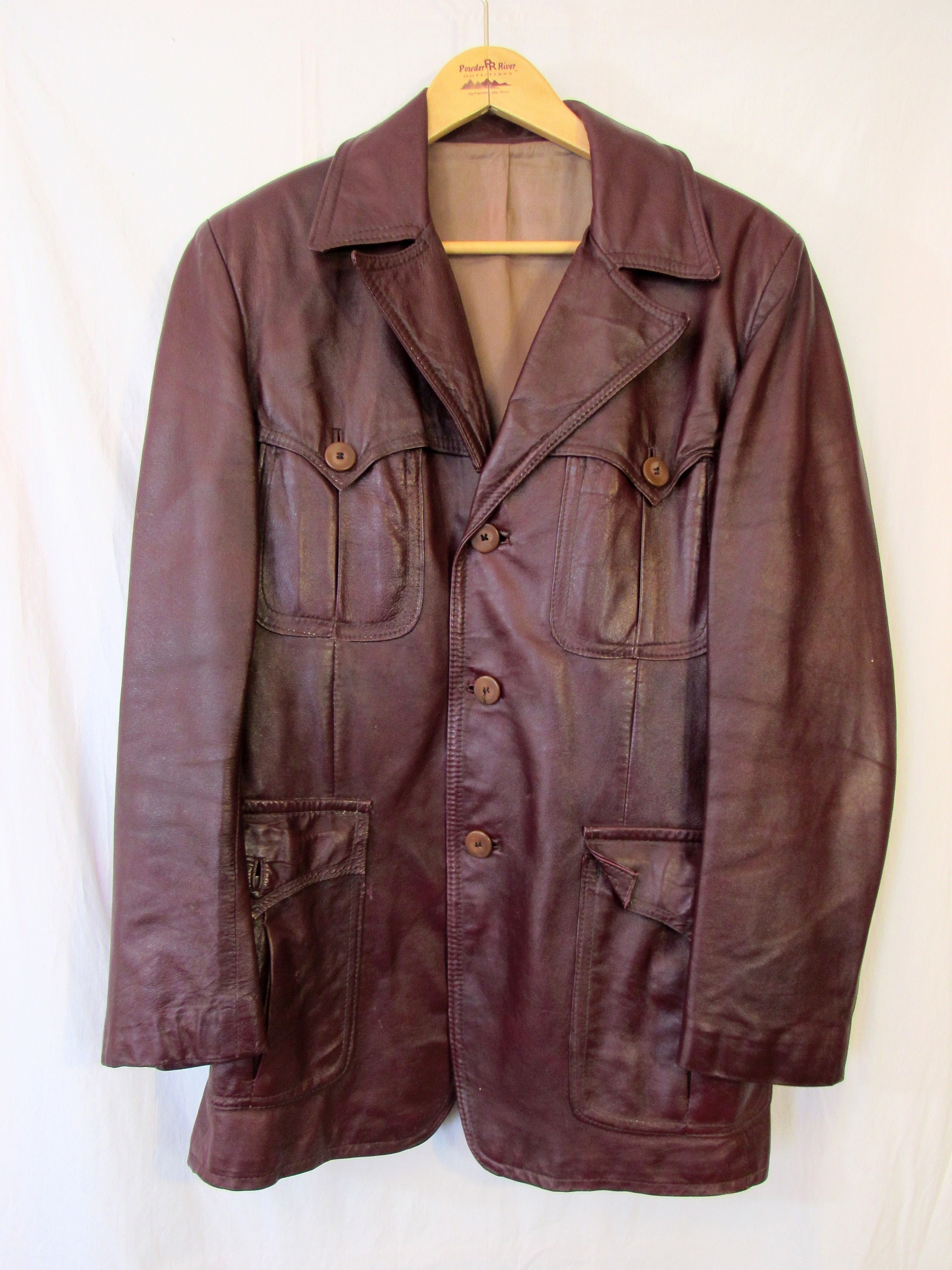 70's USA製　LEATHER GARMENT  Leather JKT