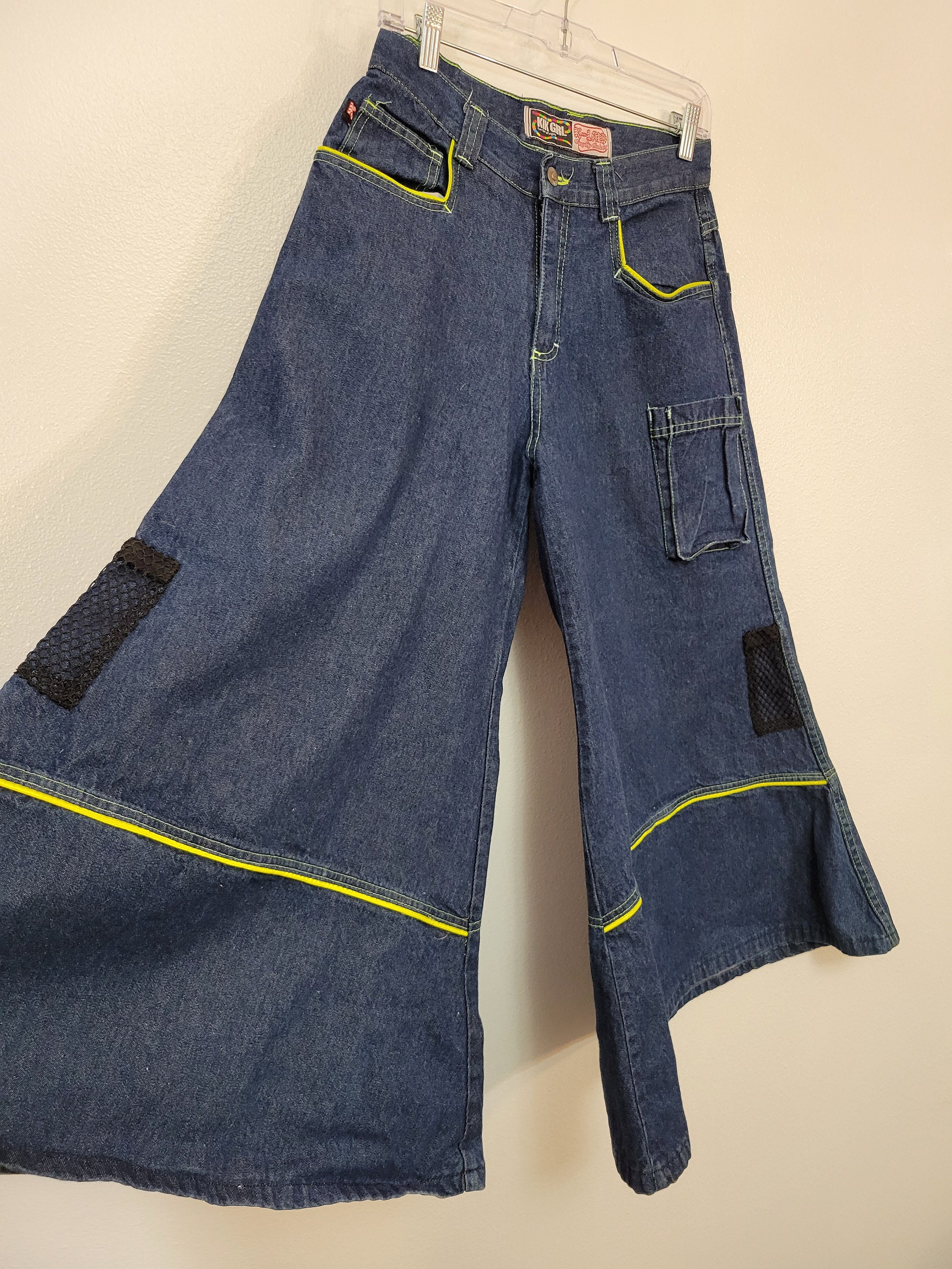 Vintage 80s/90s Kik Girl K-land Candy Coated Skater Blue Cotton