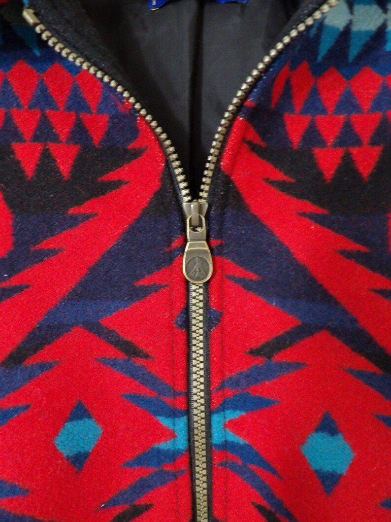 Unworn Discontinued Pendleton High Grade Western Wear Wool Diamond Desert Navajo Lined Bomber Jacket Men/'s Chest 56