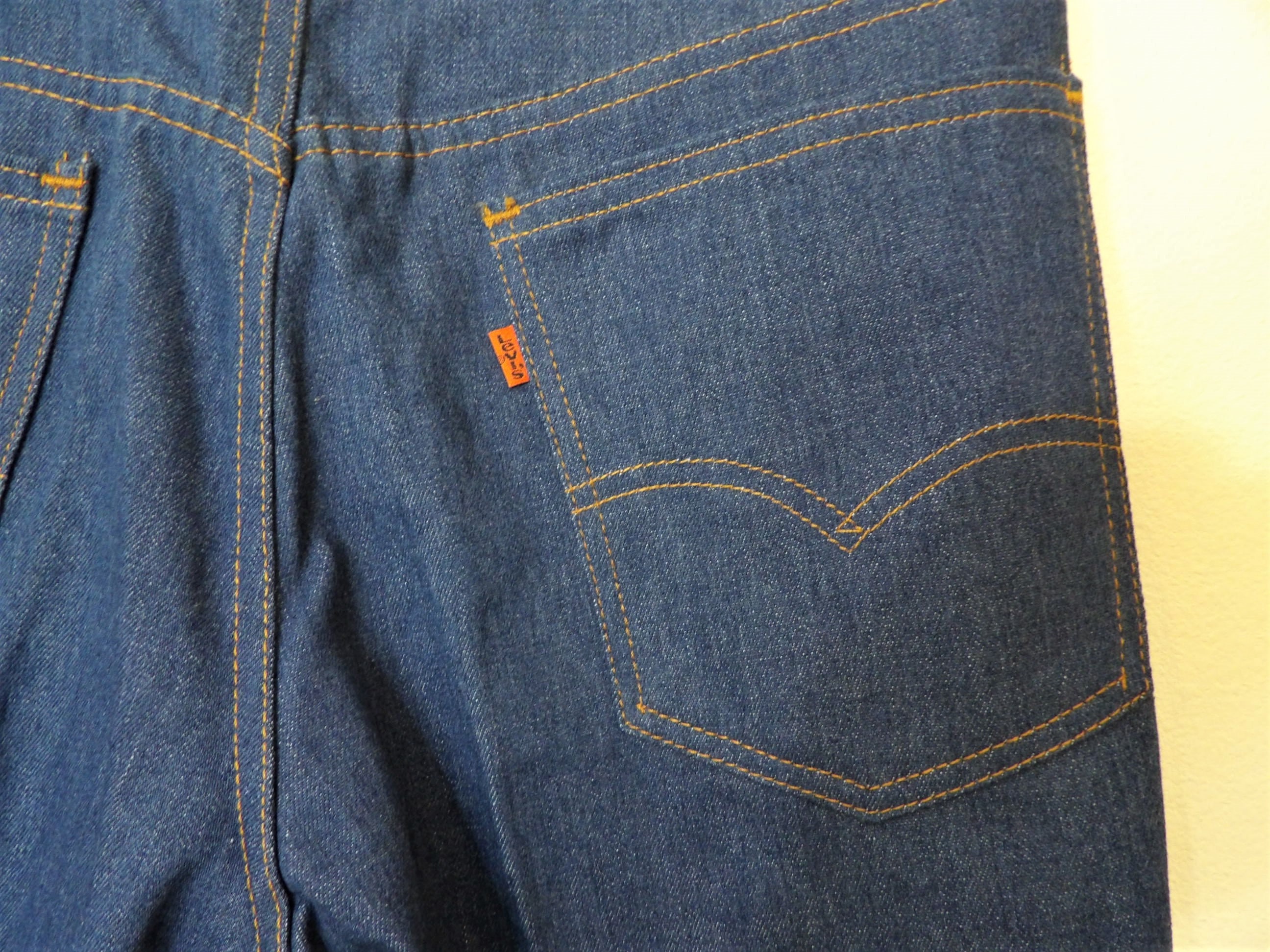Vintage Deadstock With Tags Levi's 547 1984 Oympics Orange