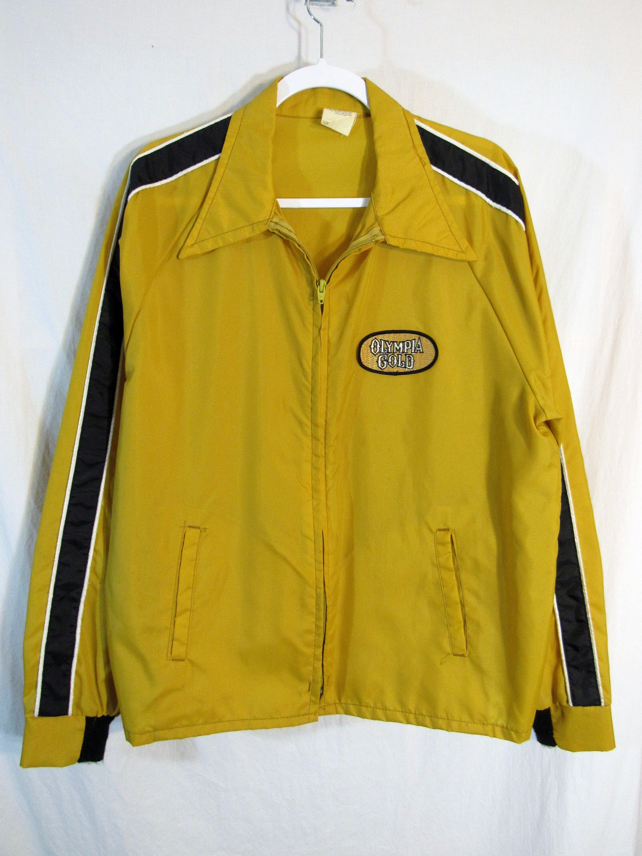 1970s Vintage Olympia Gold Beer Lightweight Zip up 1970s Vintage Olympia Gold Beer Lightweight Zip up