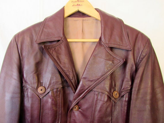 70's USA製　LEATHER GARMENT  Leather JKT