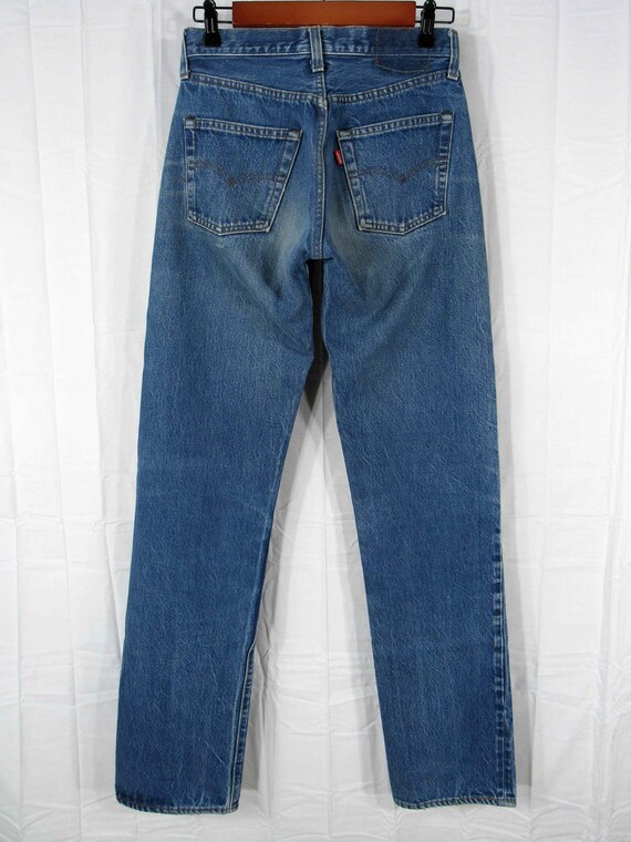 1983 Vintage Destroyed / Distressed, Levi's Men's 501 Red