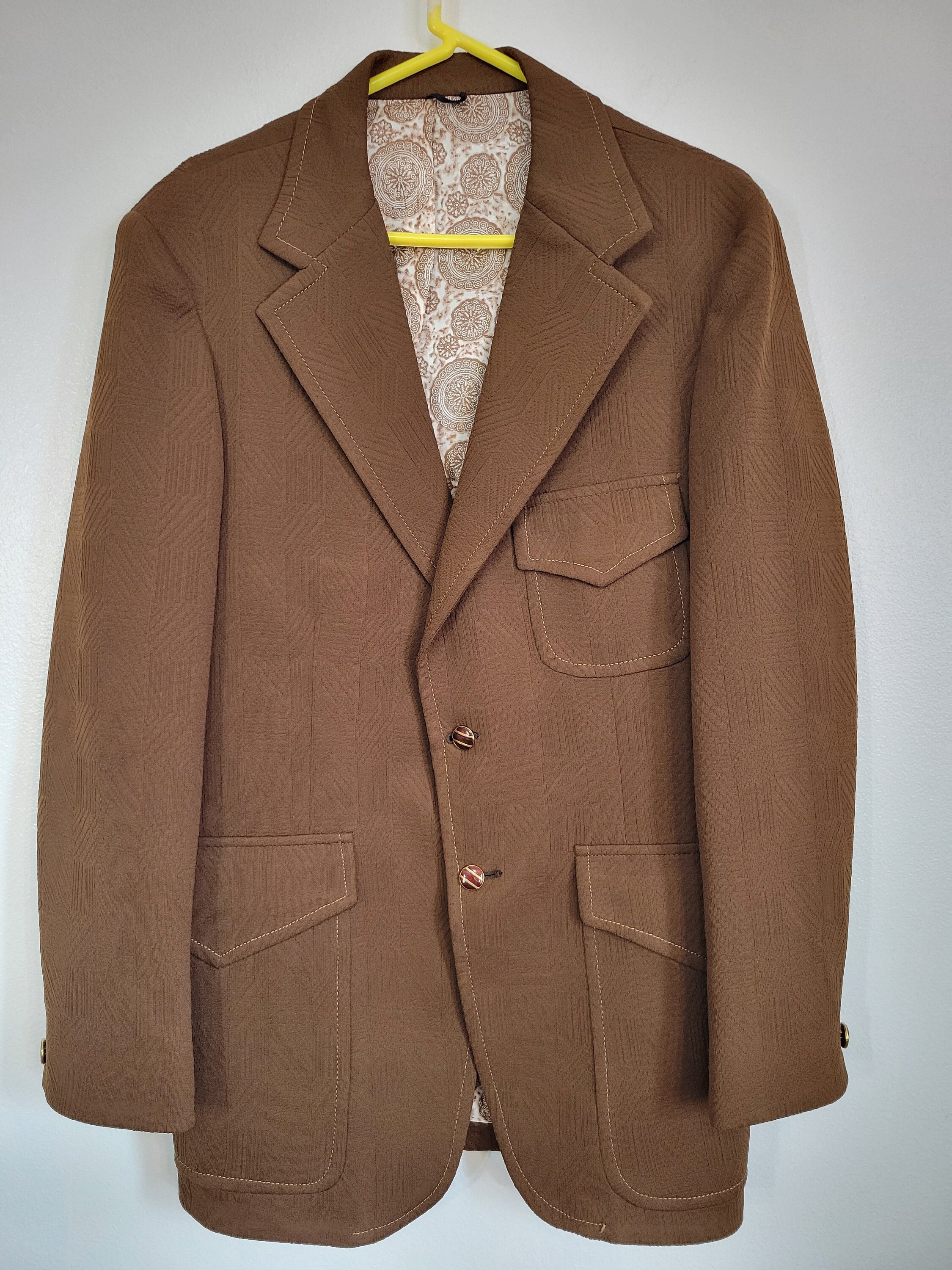Treat ürself tweed check vintage coat Tweed 1950s Vintage Outerwear Coats & Jackets for Men for