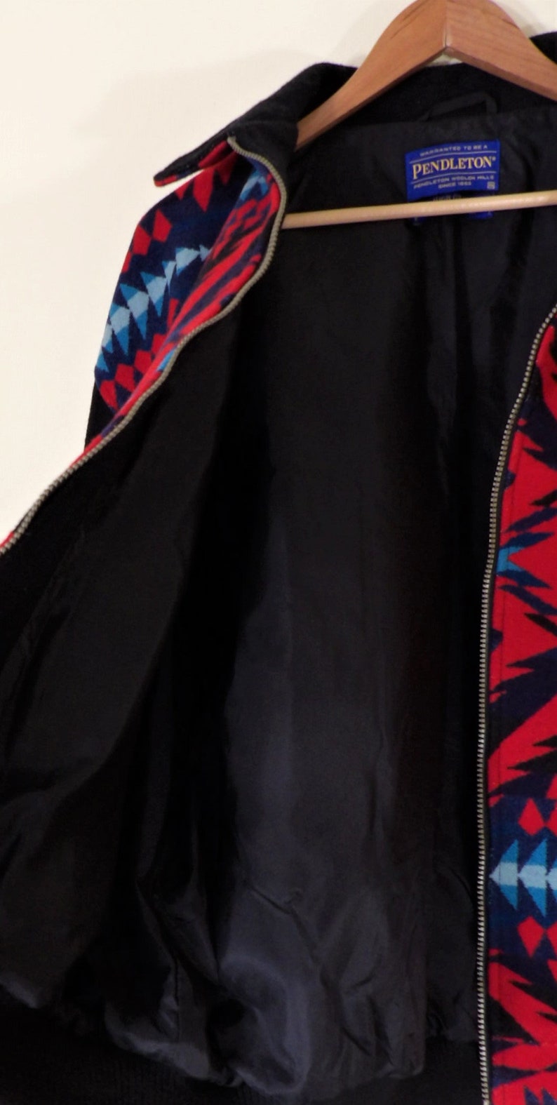 Unworn Discontinued Pendleton High Grade Western Wear Wool Diamond Desert Navajo Lined Bomber Jacket Men/'s Chest 56