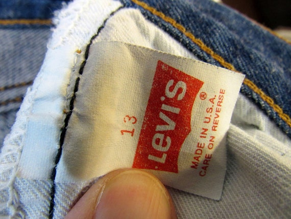 1987 Vintage Levi's Women's 17501 0158 Button Fly… - image 4