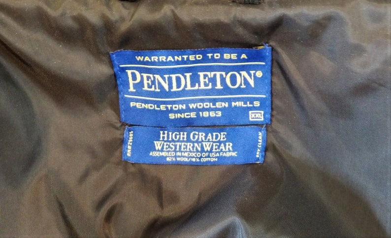 Unworn Discontinued Pendleton High Grade Western Wear Wool Diamond Desert Navajo Lined Bomber Jacket Men/'s Chest 56