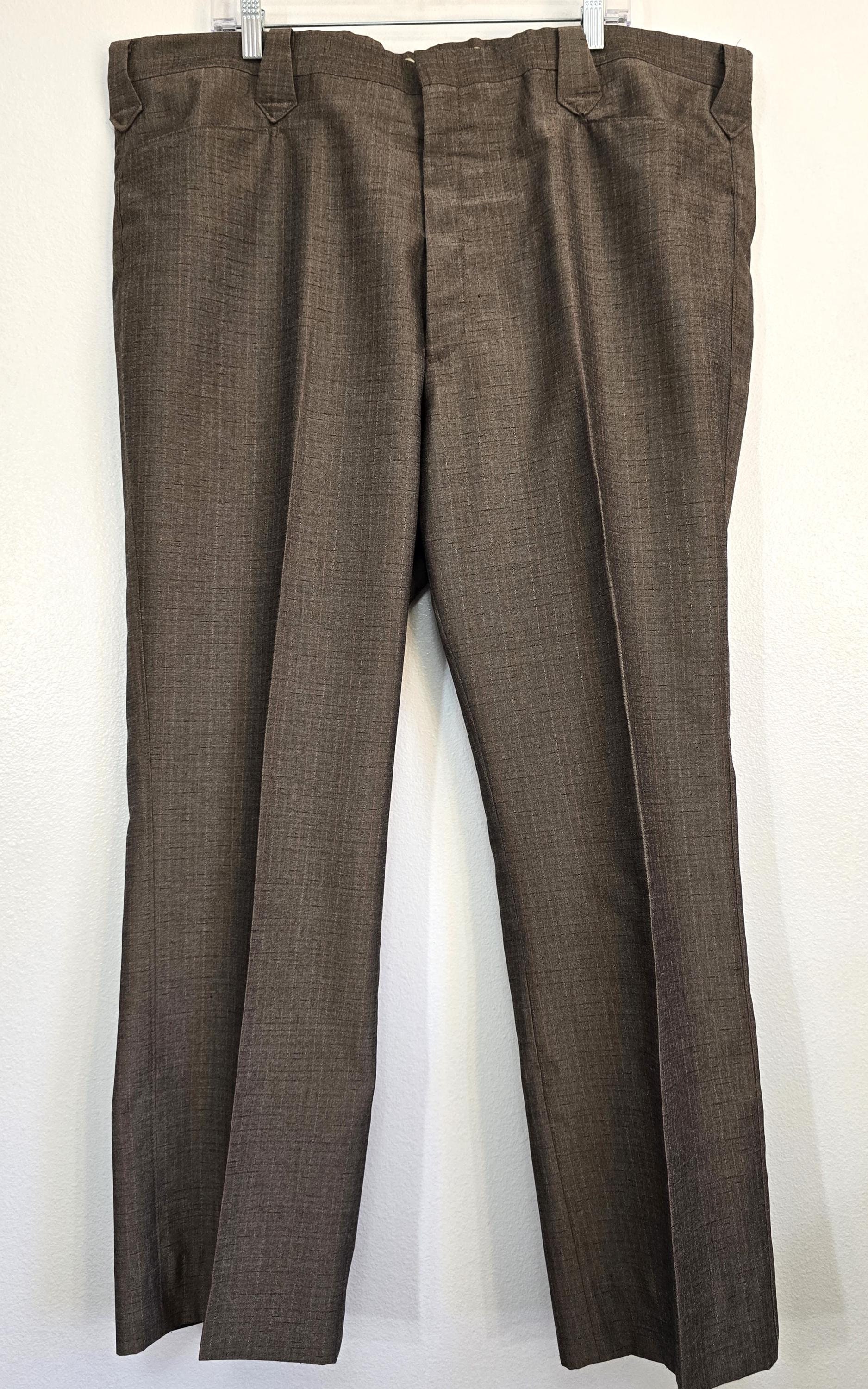 【80s】Vintage 3tuck Trousers Made in USA VINTAGE SEERSUCKER PANTS — Shop Boswell