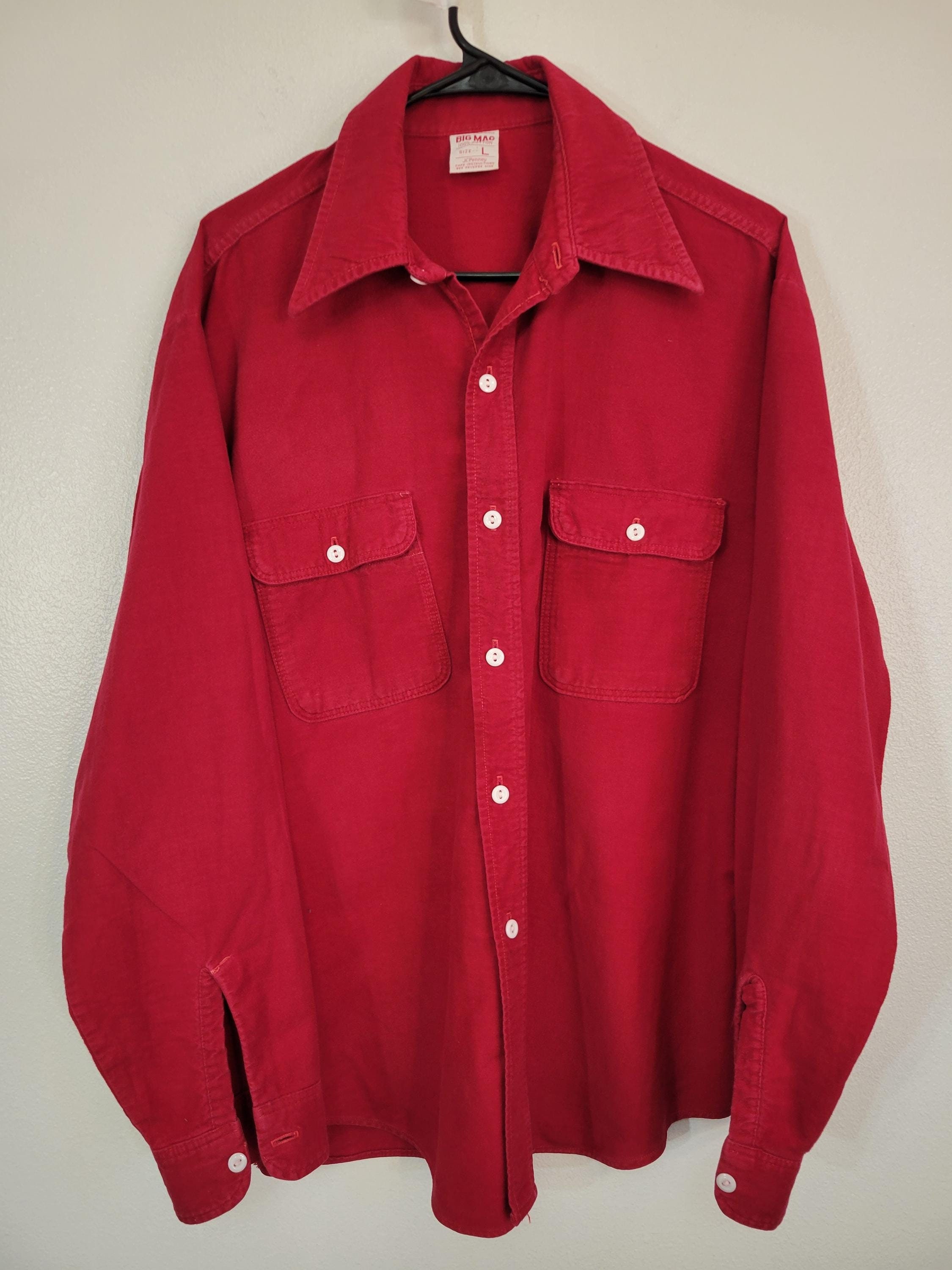 70s Big Mac Flannel - Etsy 70s Big Mac Flannel - Etsy