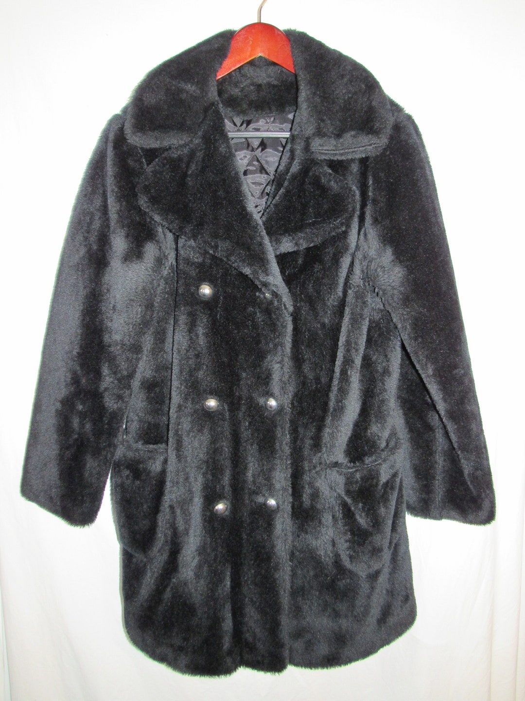 Vintage 1970s Women's Faux Fur Machine Washable Coat Size - Etsy