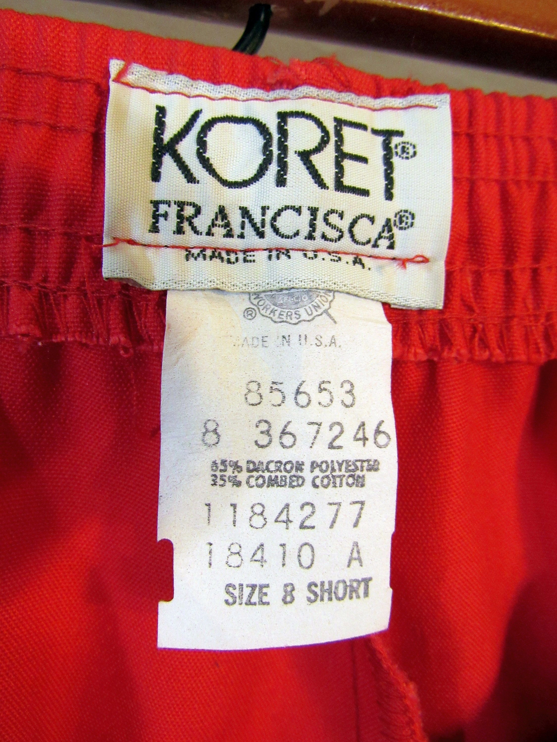 90年代ヴィンテージKoret Franciscaレディース半袖プルオーバーシャツ