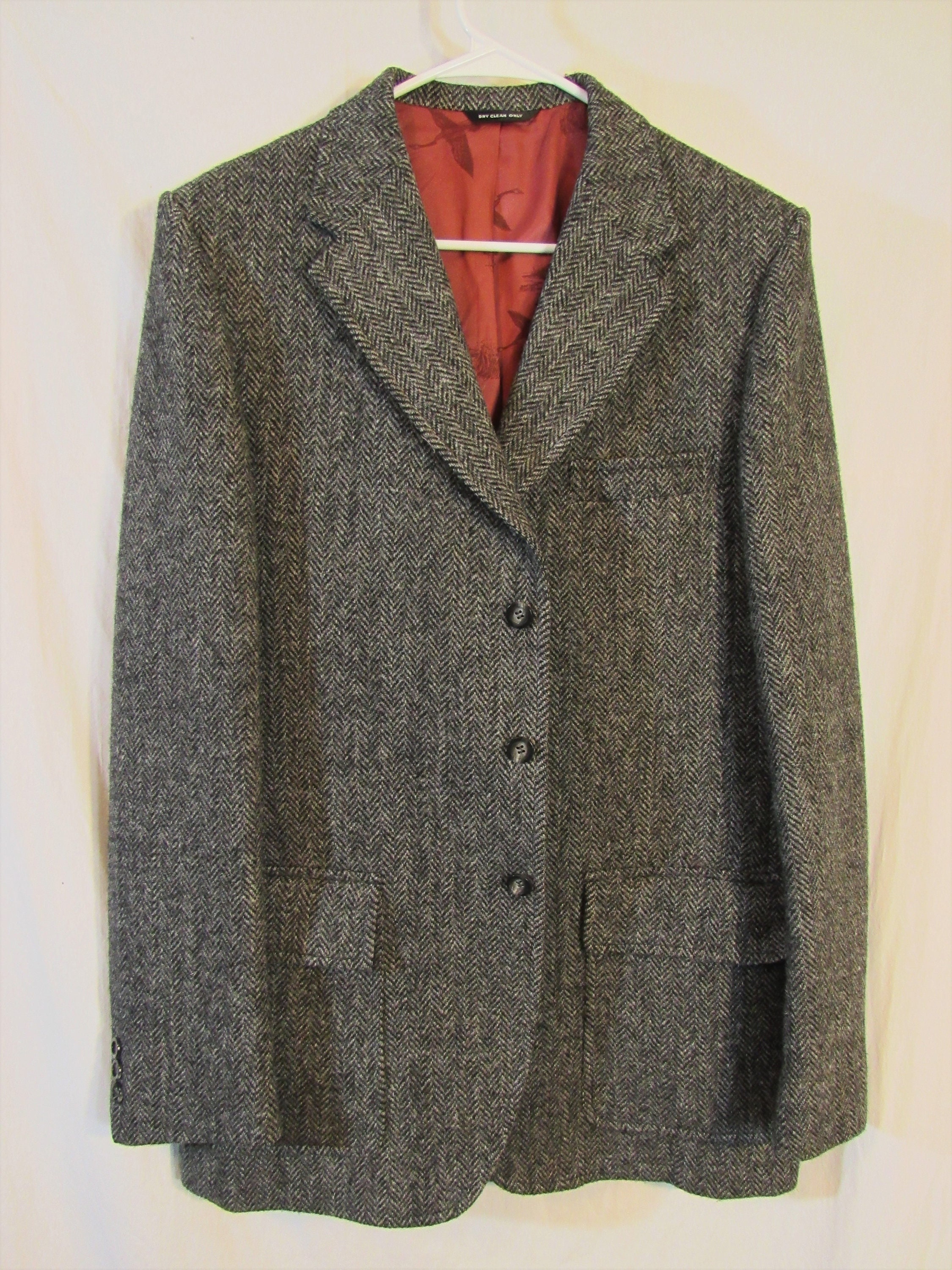 Vintage Tweed Coat - Etsy