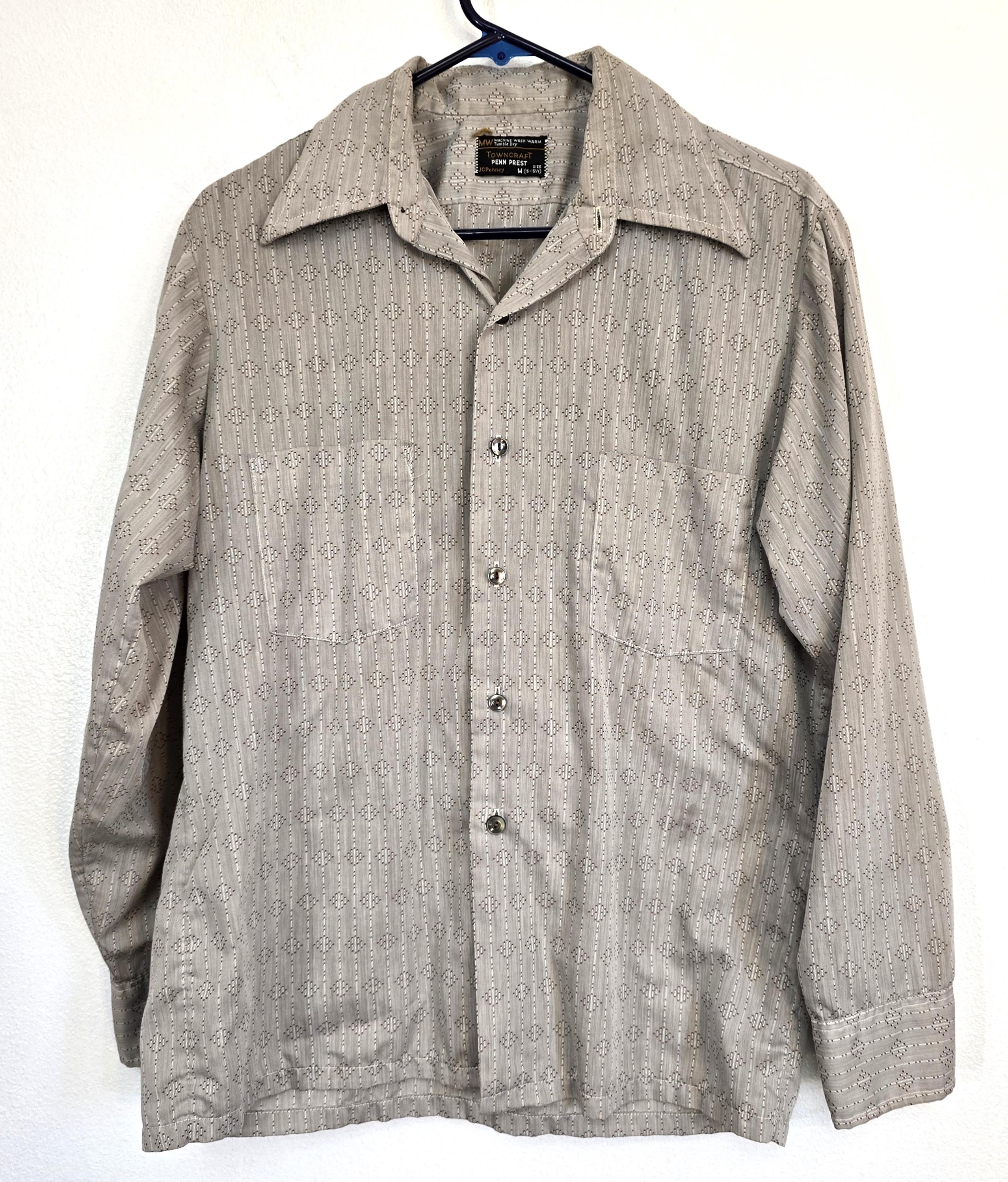 Penneys Towncraft Striped Shirt - Etsy