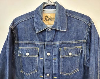 Vintage 1960's 60s Jcpenney Penneys Foremost Medium Blue Selvedge