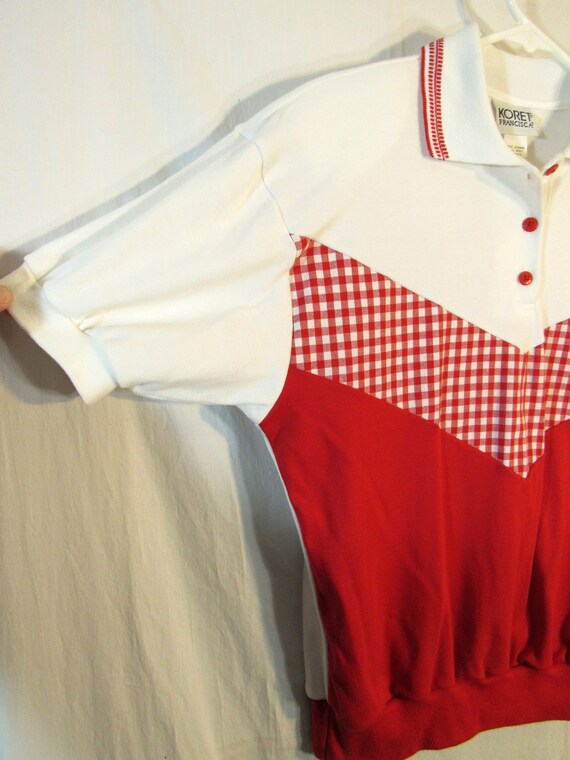 1990s Vintage Koret Francisca Gingham Check Women… - image 3