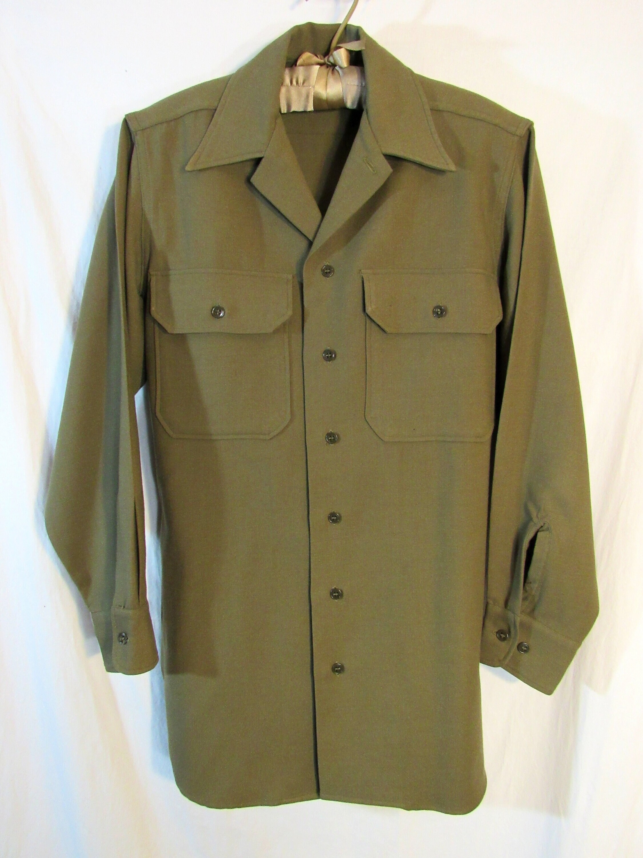 激安販売 デッドストック 1940s 米軍実物 WW2 USARMY Officer ピーコート