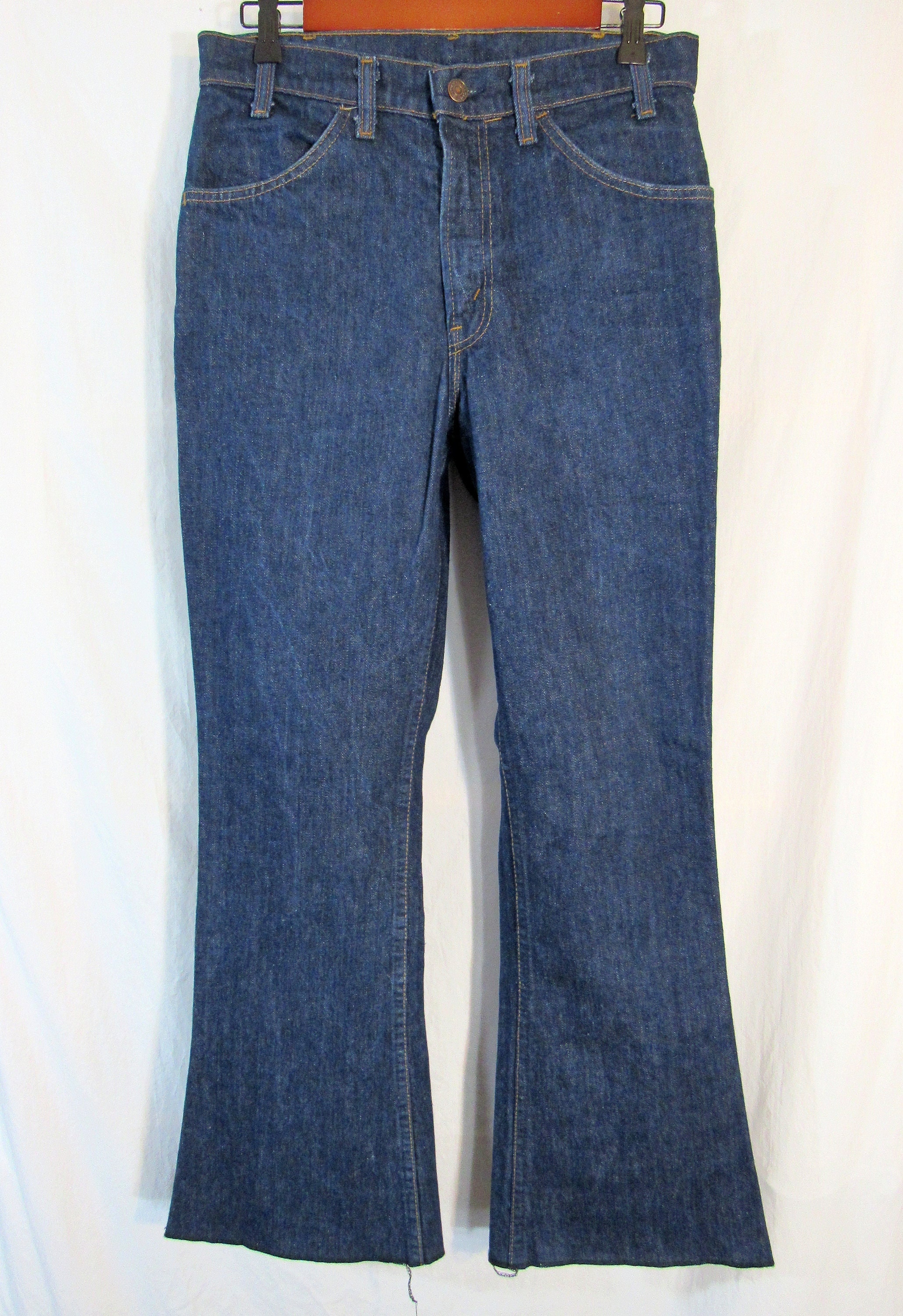 Mens Orange Tab Bell Bottoms - Etsy