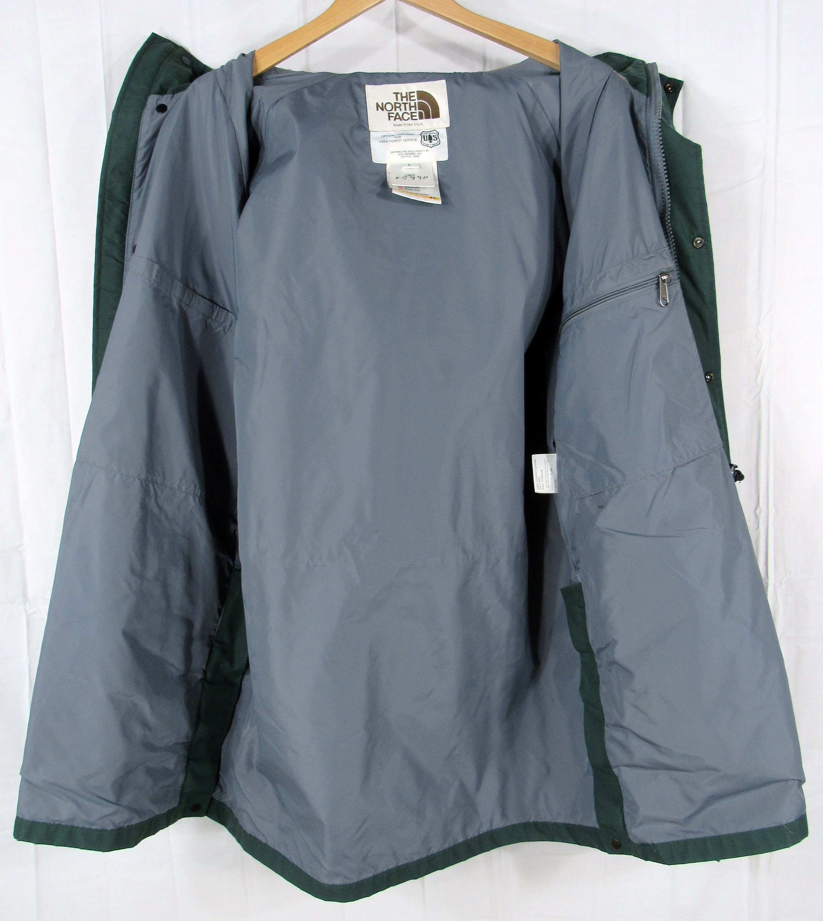 80s Vintage the North Face Men's Brown Label US Forest