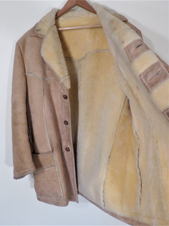 Vintage 1970s? Scully Los Angeles Western Heavy Suede Leather