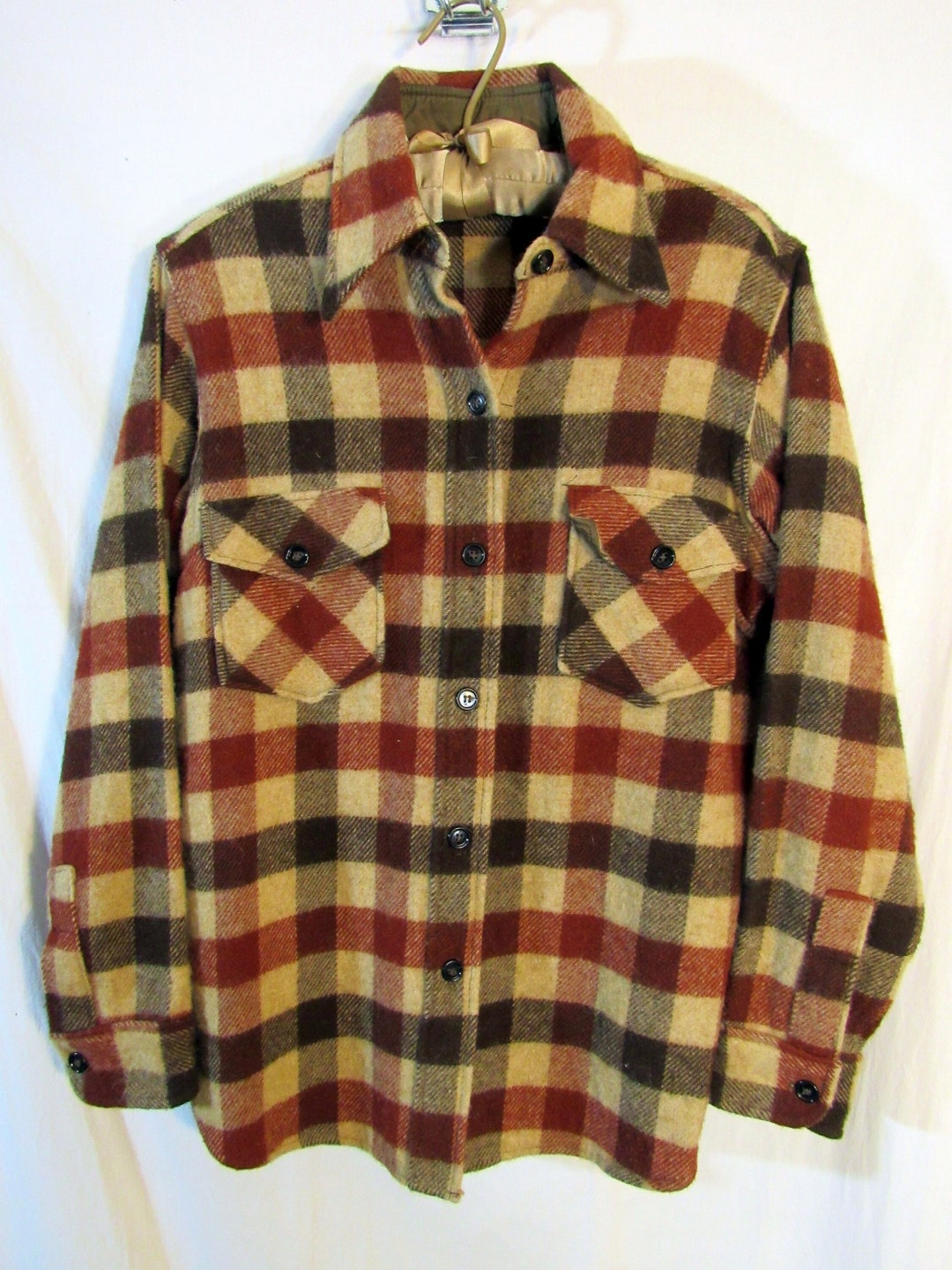 Rare Warm and Rugged 1970's Woolrich Women's Plaid - Etsy