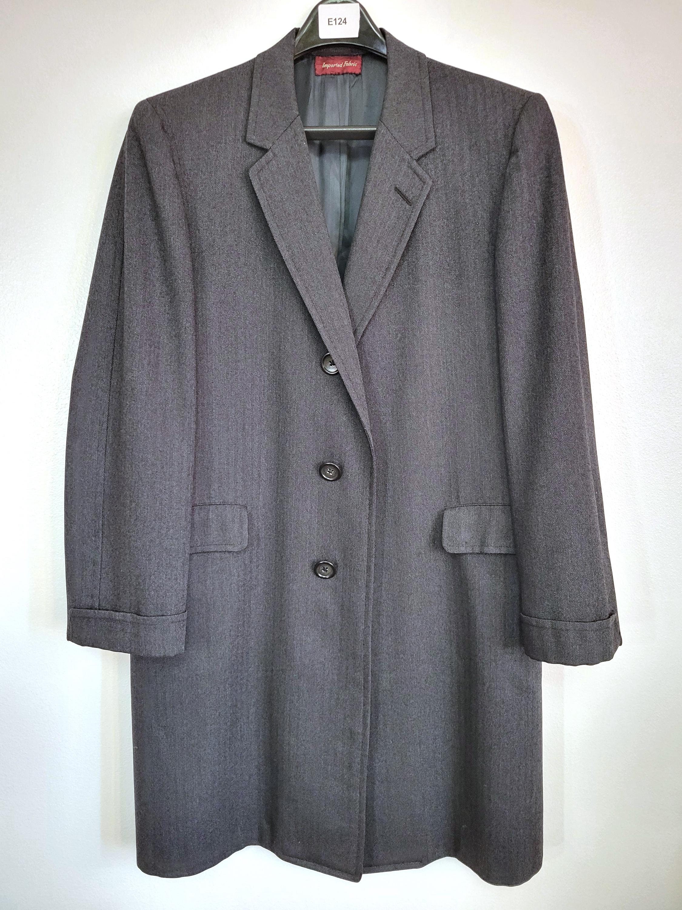 Herringbone Overcoat - Etsy Herringbone Overcoat - Etsy